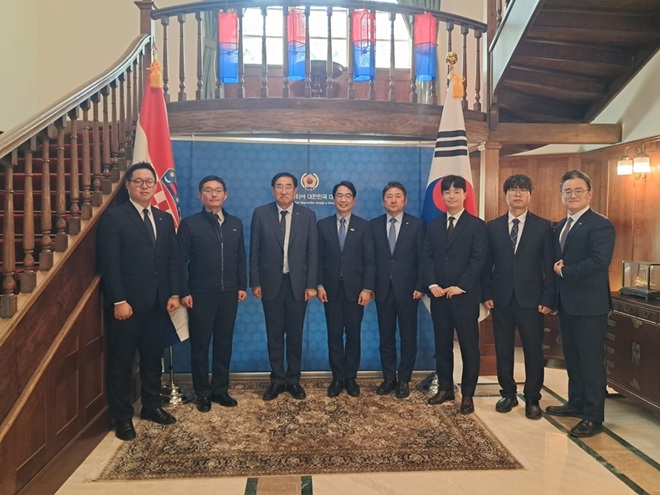 대사, LIG D&A 출장단 업무오찬 (5.19)